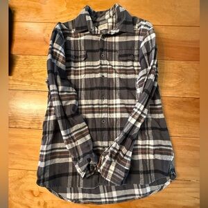 Jachs Men's Casual Plaid Shirt - Black and Brown